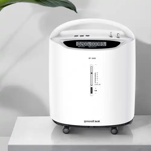 鱼跃制氧机8f3aw家用3l老人吸氧机雾化医用氧气机制氧机