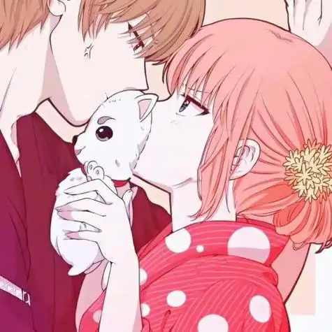 甜到爆二次元情侣头像图片