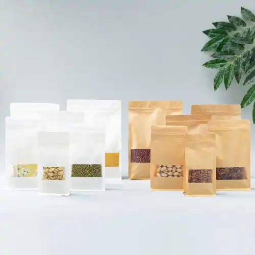 八边封牛皮包装袋