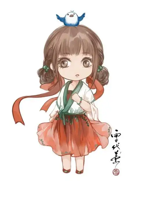 古风q版 二次元 画师:雪代薰