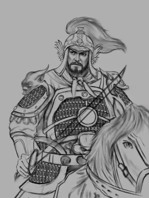 用ps画一张明朝武将的过程.#画画 #ps #明朝 #板绘 #手绘