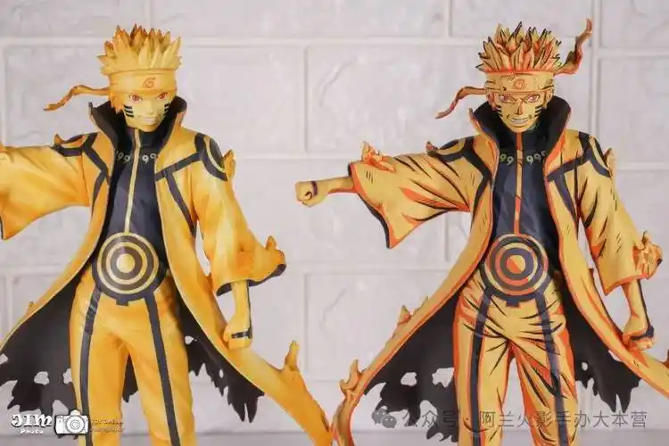 正版授权 万代 一番赏 碰拳 鸣人&水门!