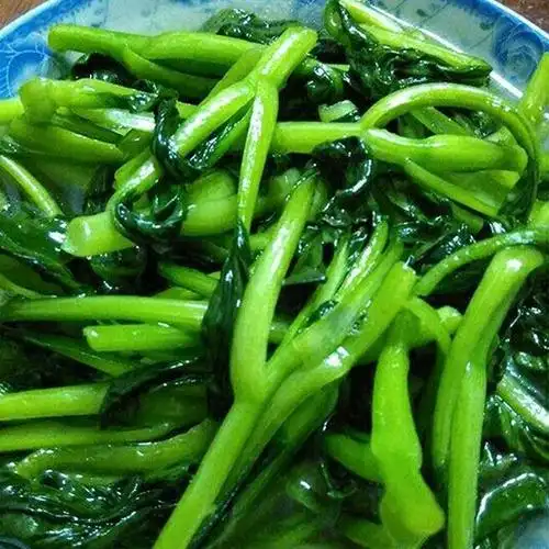 炒小青菜,青菜翠绿鲜嫩不变色,好吃极了