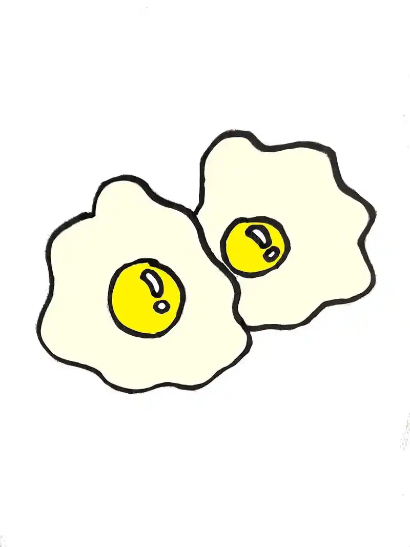 鸡蛋04被打碎的#简笔画 #画画 #跟着抖音学画画 #亲子简 - 抖音