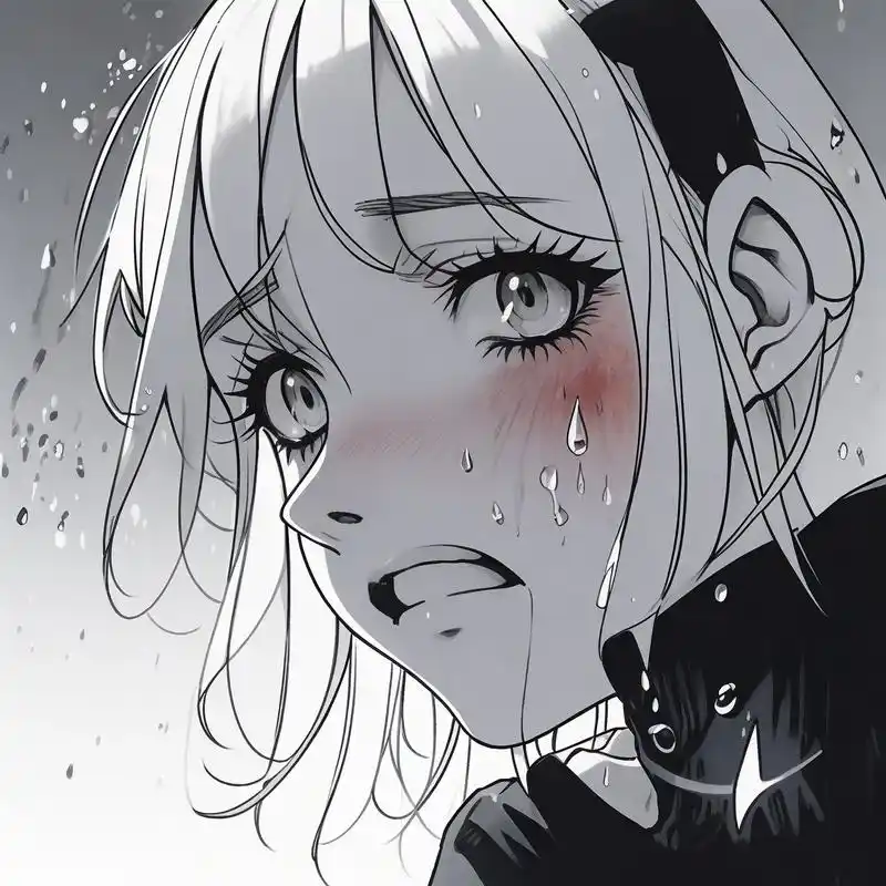 91哭泣的女生头像92