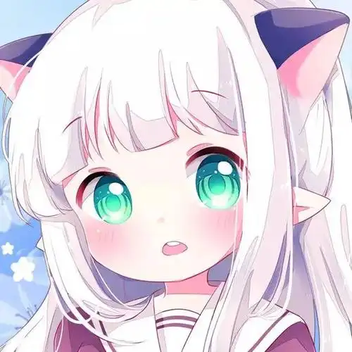 幸福对我说,你还太小|粉色萌系卡哇伊动漫女生头像