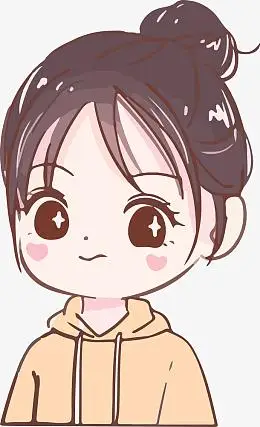 可爱丸子头女孩