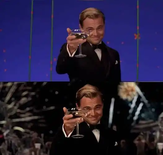 繁华的背后是无穷无尽的空虚,相信大家都知道小李子举杯这个经典的