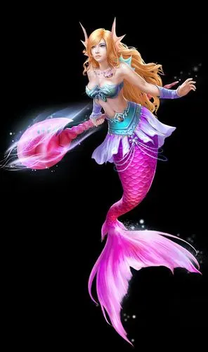 美人鱼图片 欣赏美人鱼的美丽海底世界