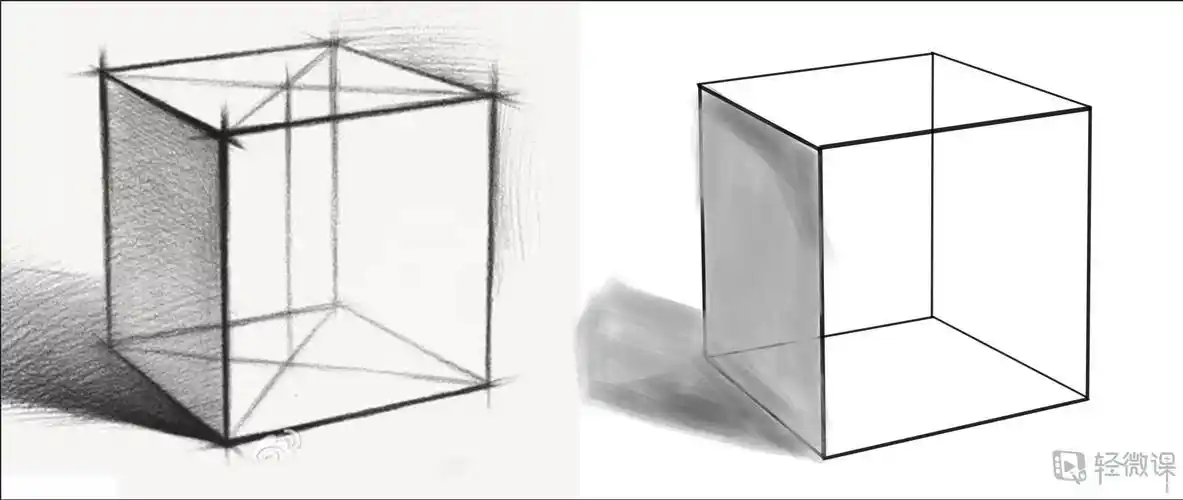 方体透视素描—绘画素描基础入门训练 举报