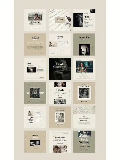 设计参考如何做方型图文版式