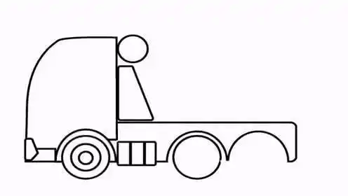 油罐车简笔画 油罐车简笔画图片大全