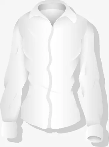 手绘/卡通 卡通元素 > 矢量手绘白衬衣 收藏 [声明] 觅元素所有素材为