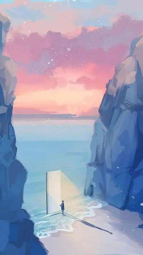 求图家人们求点蓝粉色系壁纸可以吗