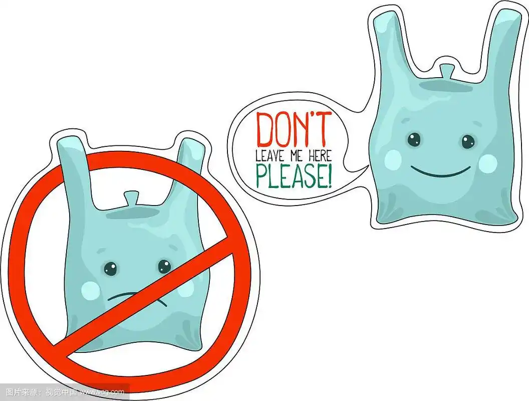 塑料袋卡通人物贴纸