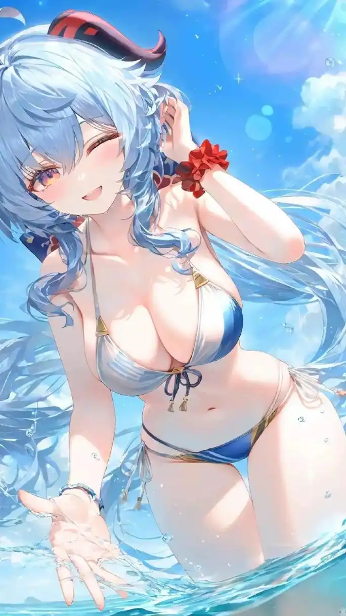 唯美二次元,泳装美少女  #动态连更挑战# #性感美女# #时尚穿搭