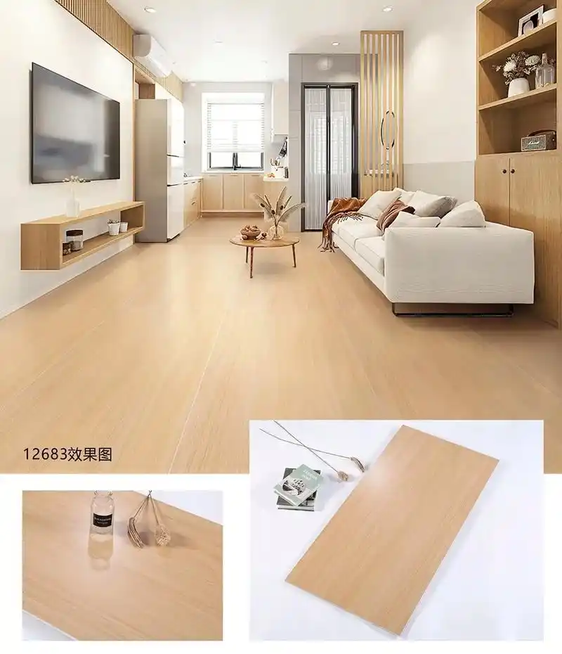 仿古砖600x1200奶油原木风木纹砖#木纹砖 #装修设计  - 抖音