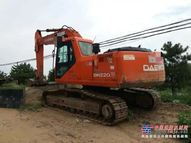 陕西出售转让二手15000小时2006年大宇dh220lc挖掘机