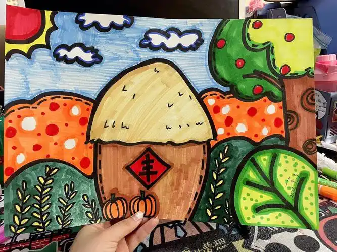 学画画的第8天秋丰收打卡73