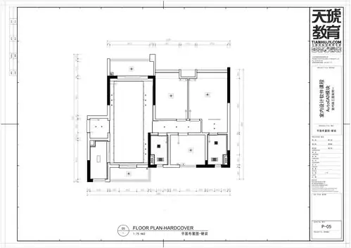 完成天花布置&天花造型尺寸&灯具开线图 - 天琥云课堂 - 互联网设计