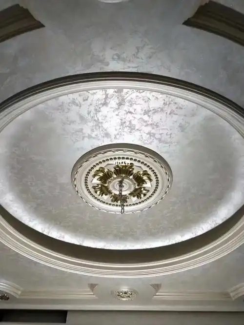 立邦丝绒银艺术漆成品