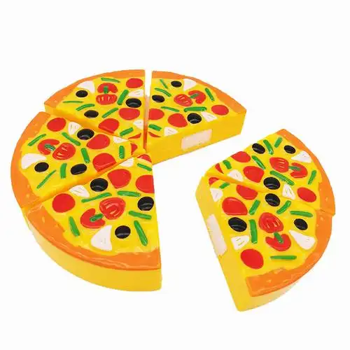 厂家直销玩具披萨 过家家切披萨玩具 可切仿真披萨水果切切乐蛋糕