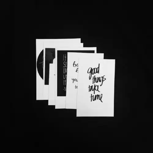 朋友圈背景图大全丨黑白色系