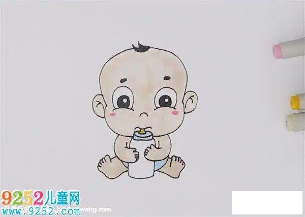 婴儿简笔画人物简笔画卡通简笔画