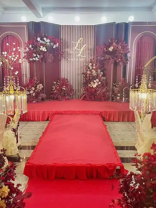 时尚喜庆的红色婚礼