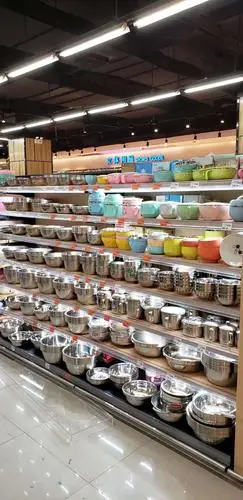 9.6 钟祥中百广场店开业前日杂陈列图片