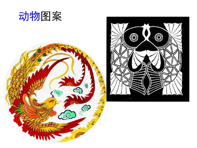 动物图案人物图案风景图案图案 的构成二方连续四方连续单独纹样单独