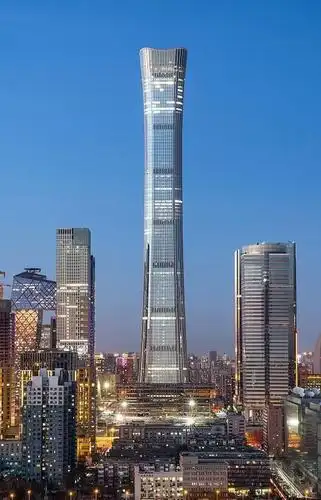 原创北京第一高楼高528米耗资240亿是中国当代十大建筑之一