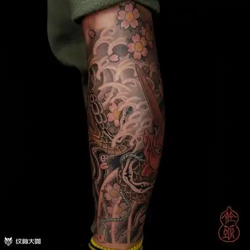 般若包小腿_纹身吧社区 - 纹身大咖