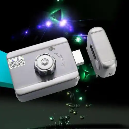 门禁电控锁门锁单元门静音电磁锁感应电子锁家用出租屋一体刷卡锁