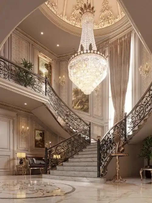 2000㎡欧式宫廷风高调奢华的家更迷人