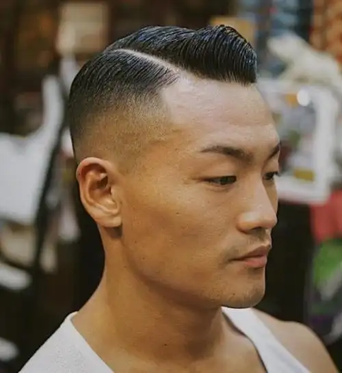 复古油头造型图鉴 三七分男士短发造型