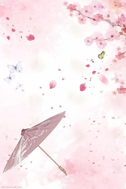 关键词:桃花古风背景 典雅 古风 简约 唯美 文艺 清新 质感 纹理