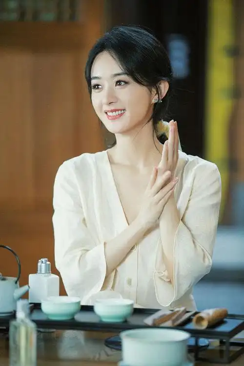 赵丽颖图片2021最新图片赵丽颖中秋桂花香写真曝光