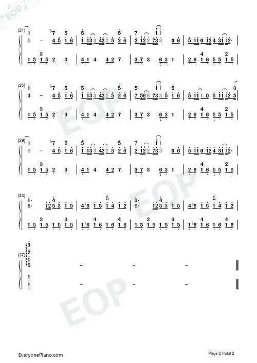 明明就钢琴简谱-周杰伦演唱-看谱啦