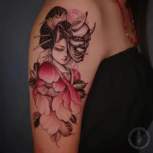 你们找了很久的超美艺伎纹身