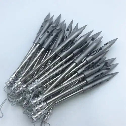 弹弓鱼镖 重头440c强磁鱼镖不锈钢射鱼镖 射鱼皮筋射鱼器射鱼弹弓