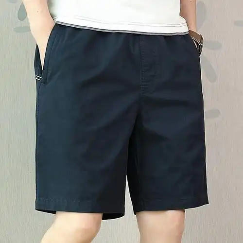 t夏季薄款外穿宽松5分休闲西装短裤男士五分裤中裤子男款夏天