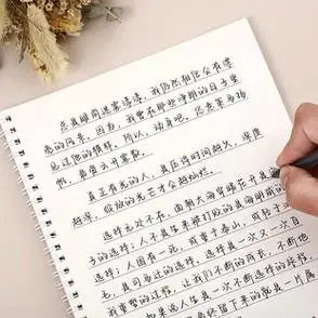 鲸落体央视文案励志语录名言精选段落行楷练字帖女生手写漂亮字体