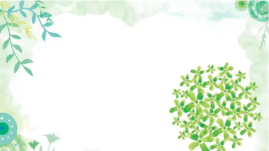 绿色背景图片ppt模板- 绿色背景图片ppt模板 - ppt吧