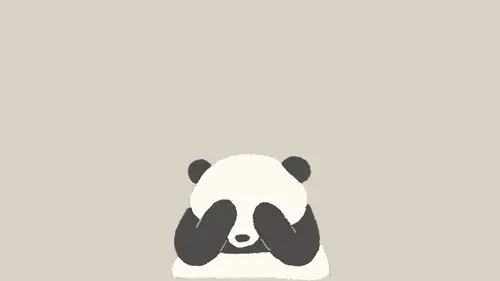 圆乎乎的可爱大熊猫,卡通明星-回车桌面