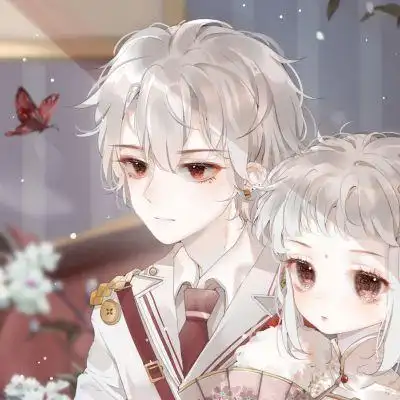 "二斤桃花酿做酒,万杯不及你温柔"_情侣头像_我要个性网