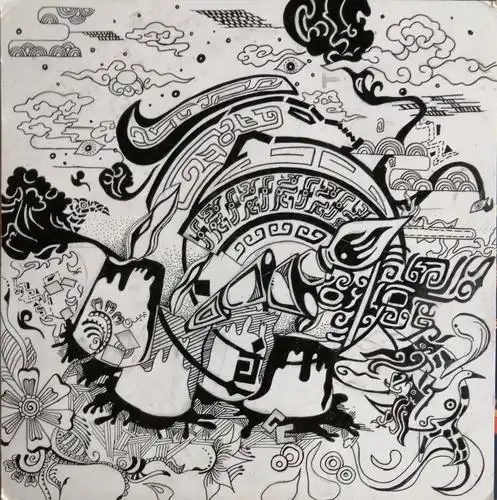 辽宁科技大学建筑与艺术设计学院产品设计 装饰纹样与图案手稿