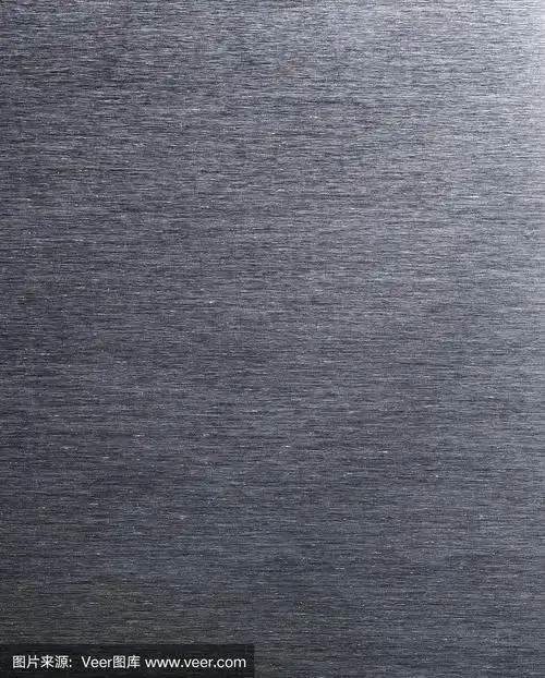 特写纹理拉丝金属铝表面背景