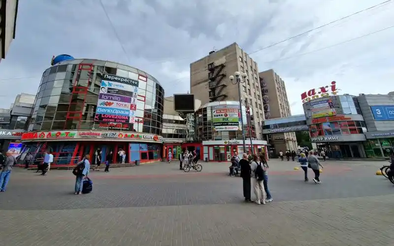 圣彼得堡地铁3号线海滨站外景随拍