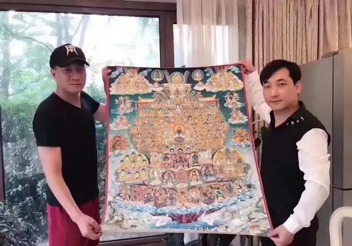 娱乐圈明星与唐卡